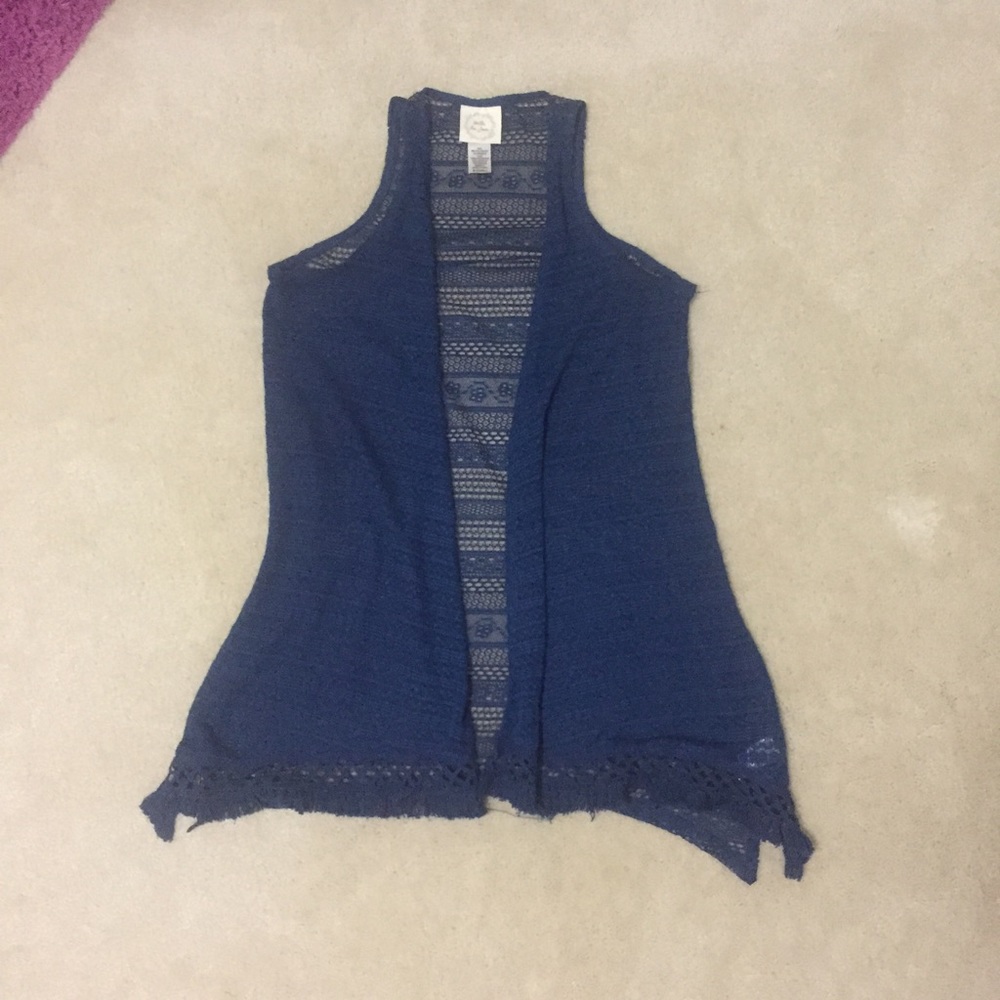 ✨SALE✨Belle Du Jour Blue Lace Cardigan