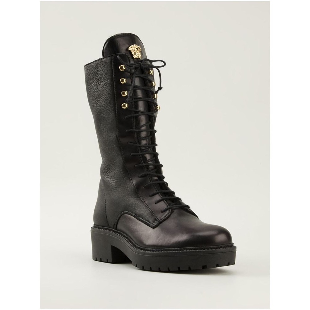 ISO: Versace Combat Boots