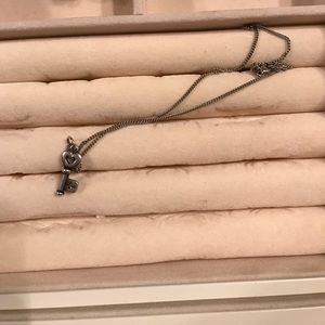 James Avery Key Heart Necklace