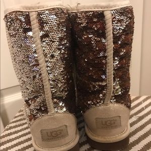 Sparkle Reverse UGG Boots