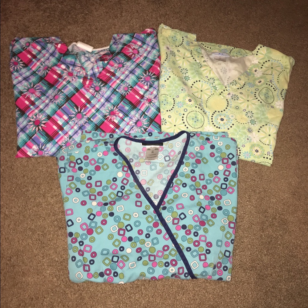 Scrub tops
