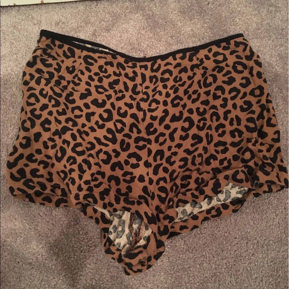Leopard shorts