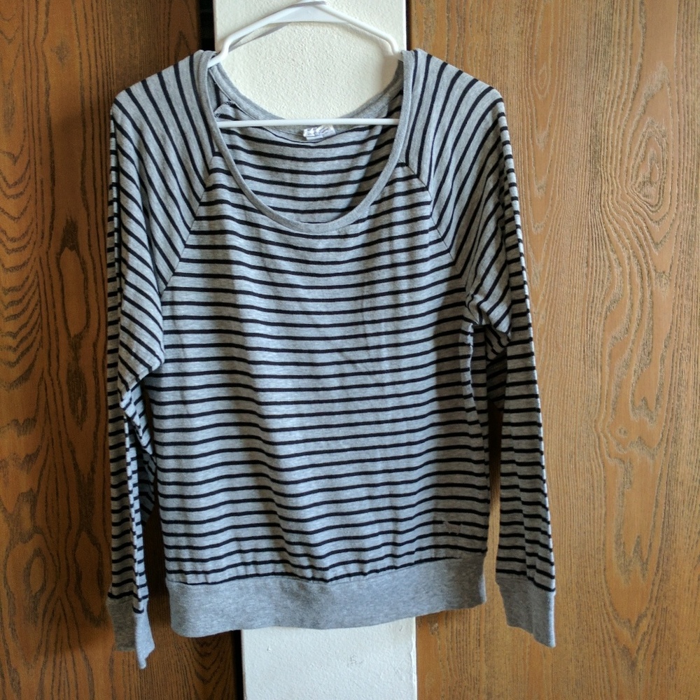 Black striped VS shirt