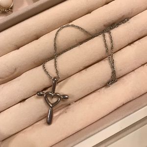 James Avery Heart Cross Necklace