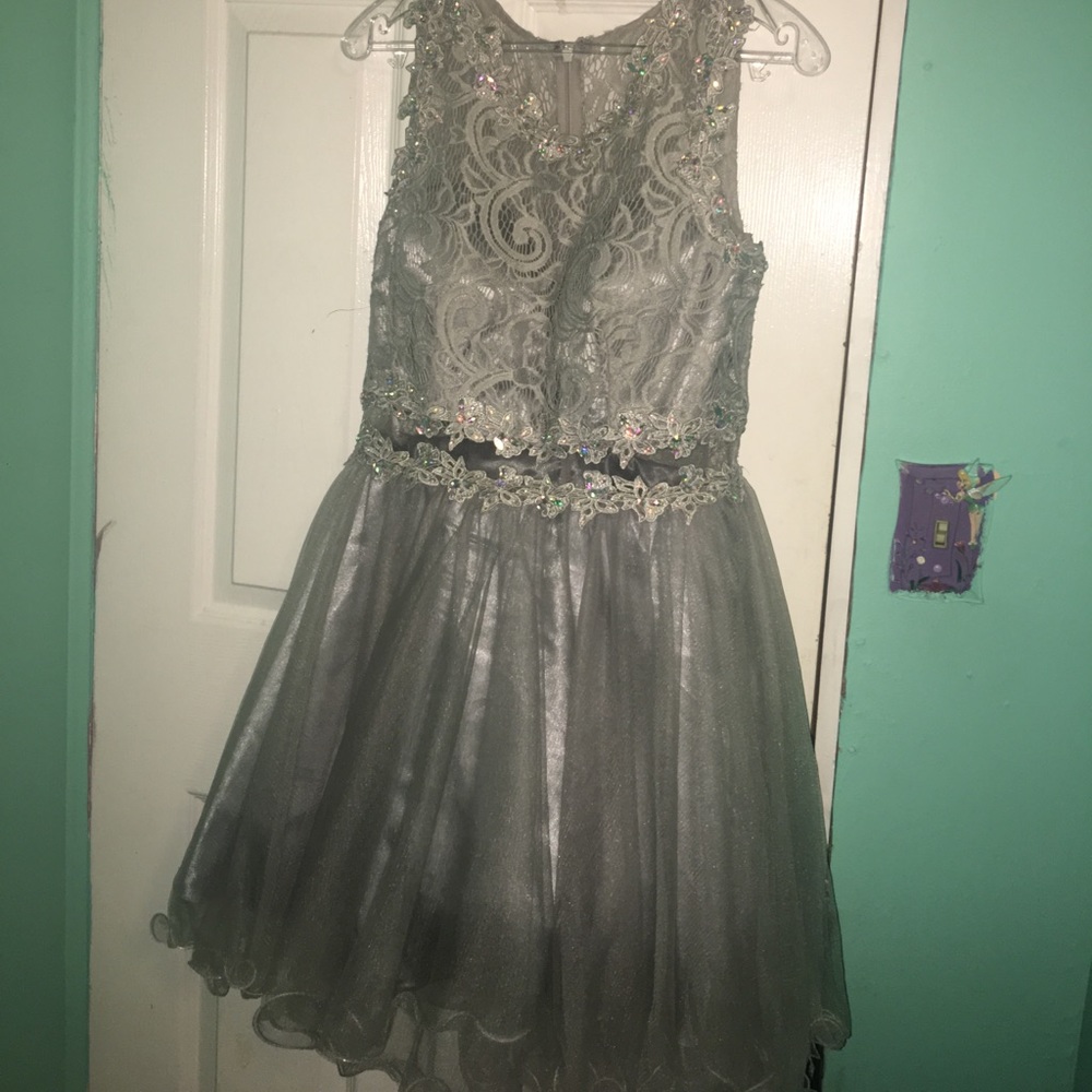 Silver Homecoming Dress! Or any special occasion!!
