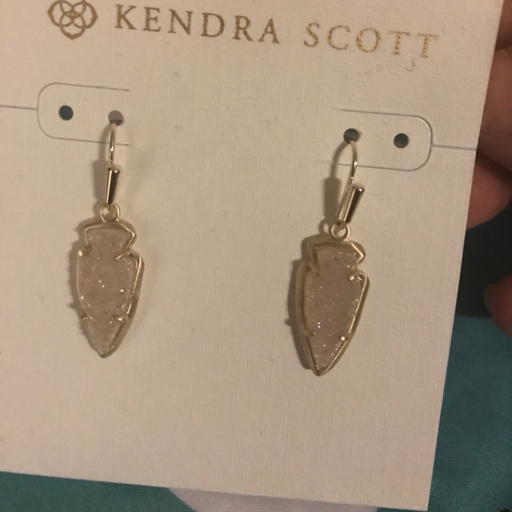 Kendra Scott Kate iridescent druzy earrings