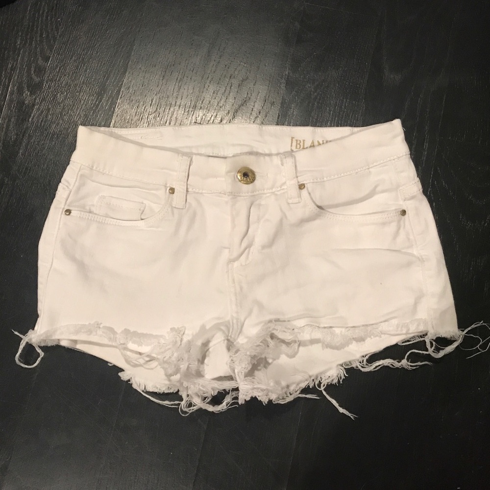 Blank NYC - white jean shorts