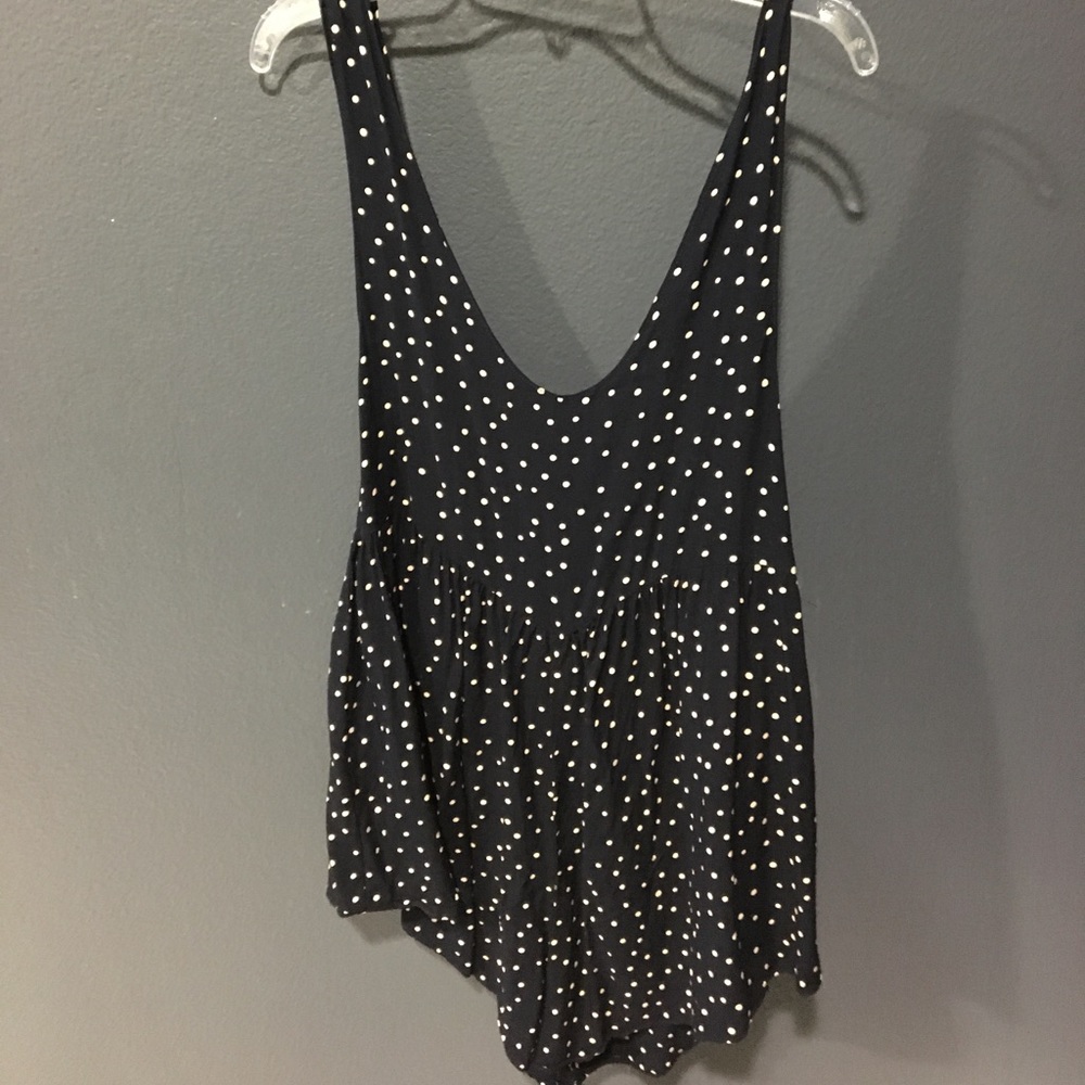 Polka dot romper
