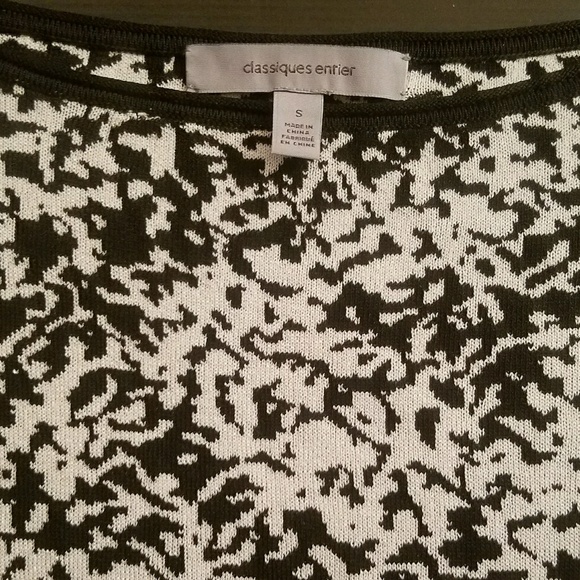 Classiques Entier Printed Silk Sweater - Picture 2 of 3
