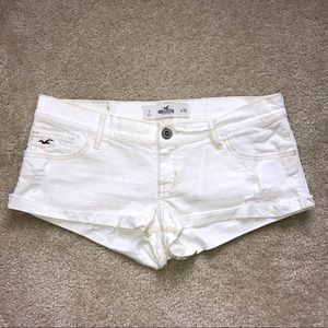 White Hollister Shorts