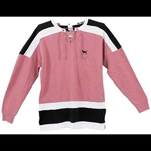 ISO vs pink sweatshirt