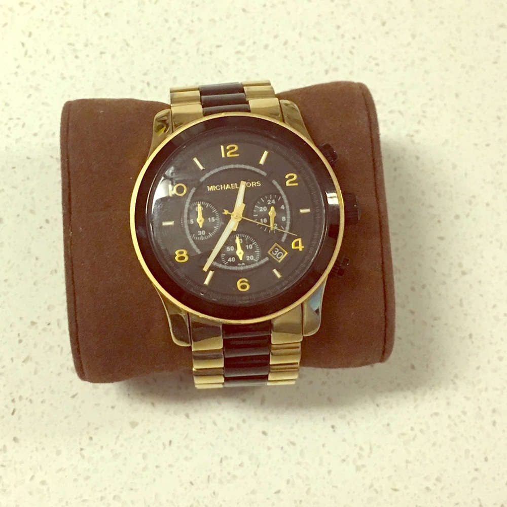 Michael Kors Black / Gold Watch