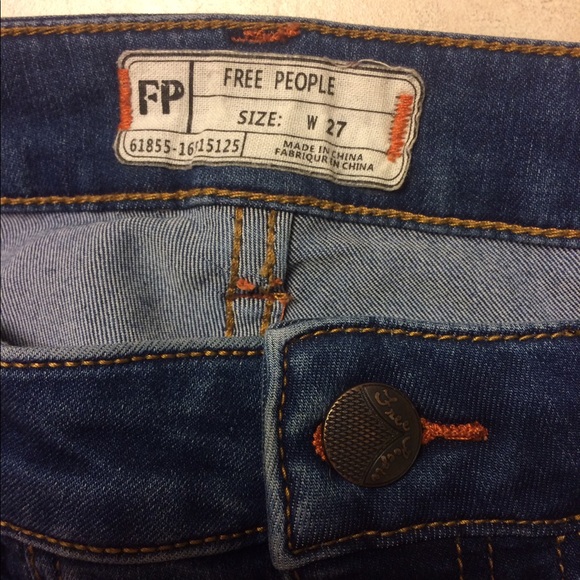 FREE PEOPLE size 27 super flare hippie jeans ~~~ - Picture 2 of 4