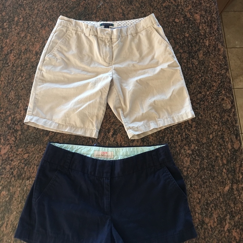 J. Crew & Tommy Hilfiger Shorts Size 4