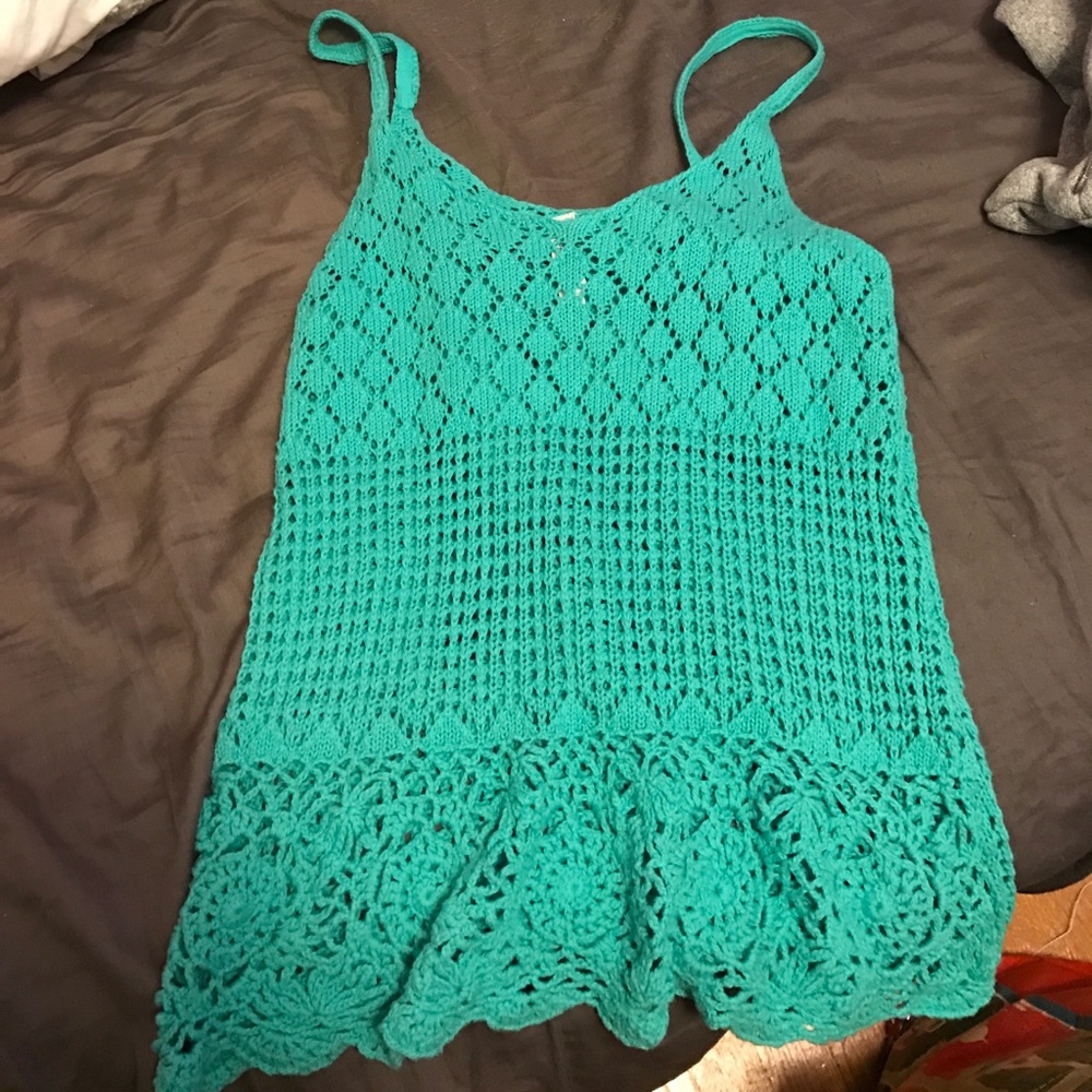 Aeropostale crochet tank NEVER WORN