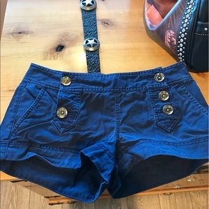 Express sailor shorts - navy blue
