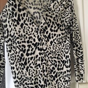 Zara Leopard Print cardigan