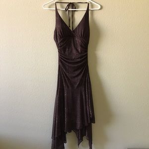 Sparkle asymmetrical dress