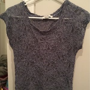 Lace short sleeve top