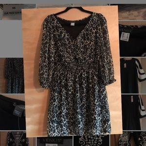 Venus leopard print dress