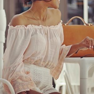Off the shoulder top