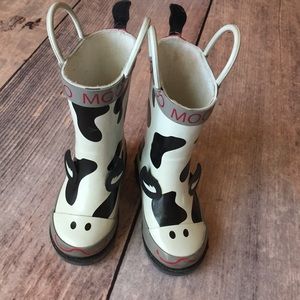 Cow Rain Boots