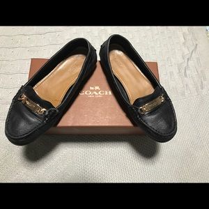 Black coach  flats shoes