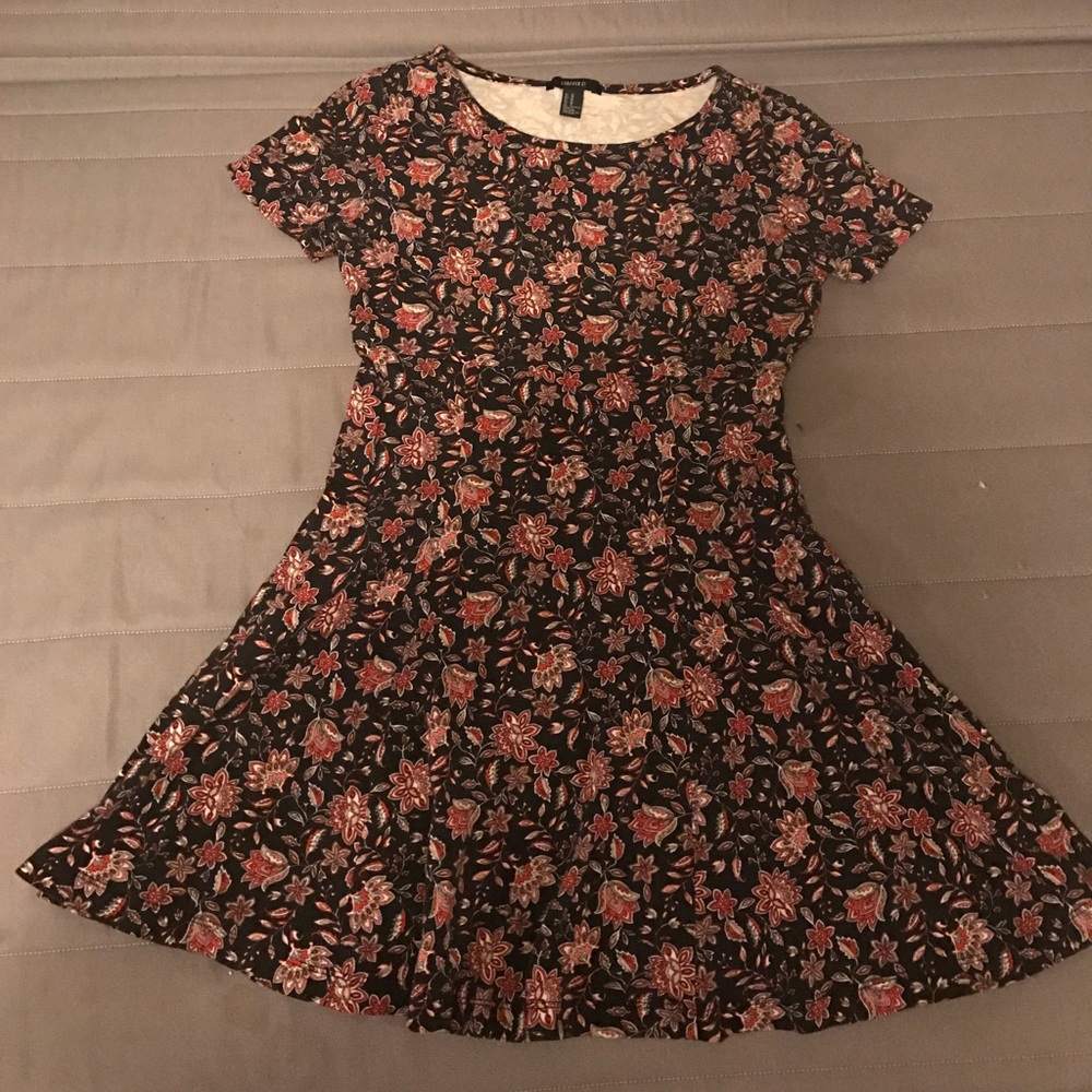 floral skater dress