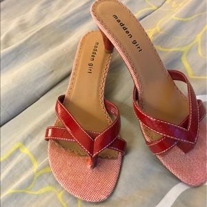 Madden girl heels! Like new!!!