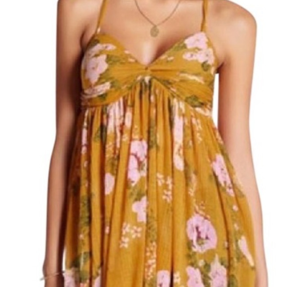 NWT Free People Sun Yellow Mirage Tube