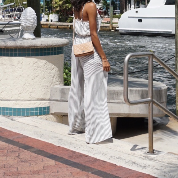 Striped jumpsuit - Picture 2 of 2