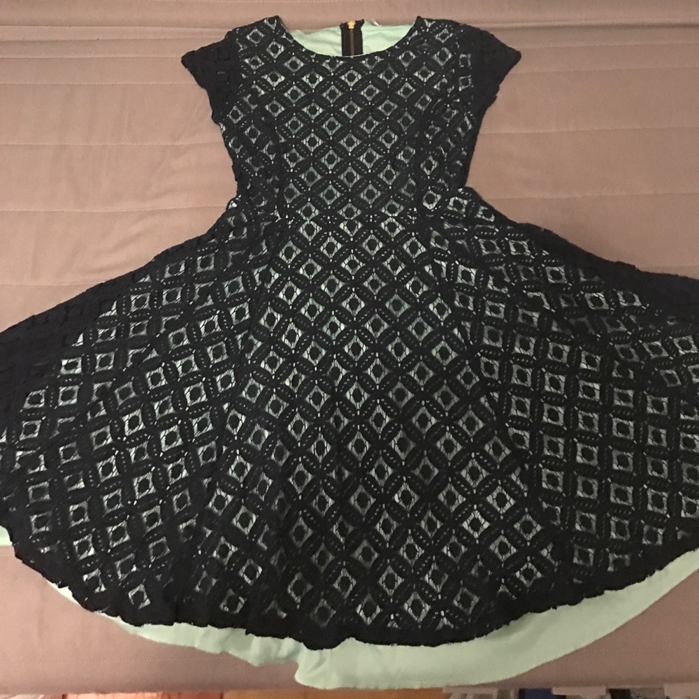 lace swing dress