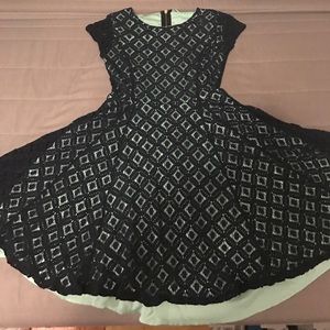 lace swing dress