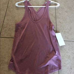 Open back tank top