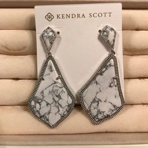 Kendra Scott Black & White Earrings