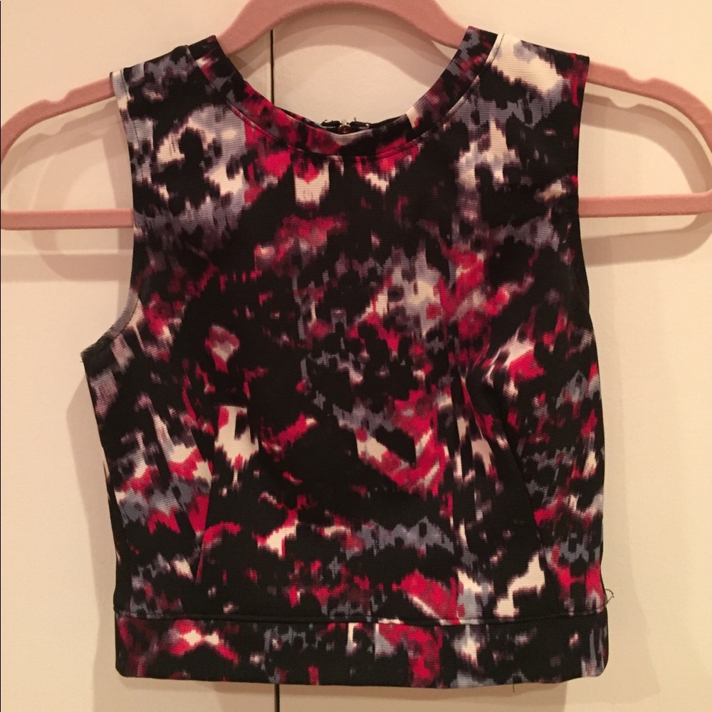 Multicolor crop top