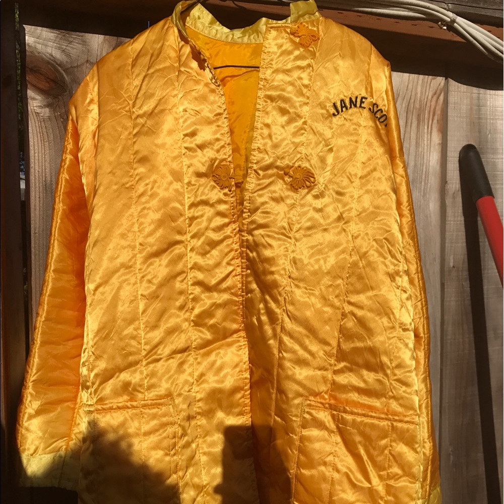 Golden Chinese Coat
