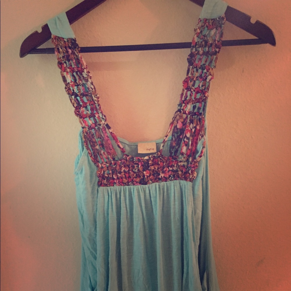 Blue tank top