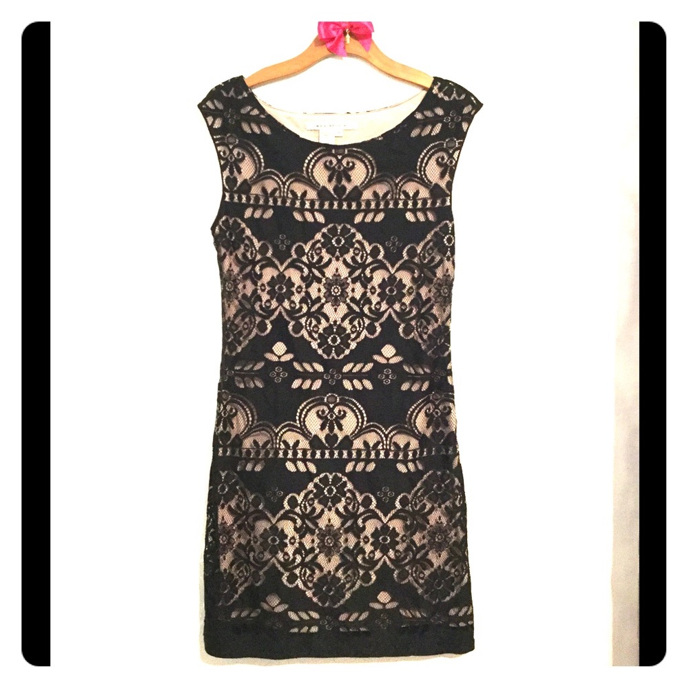 Lace Sheath Black Dress
