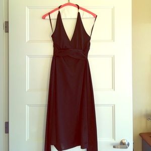 Banana republic black halter dress