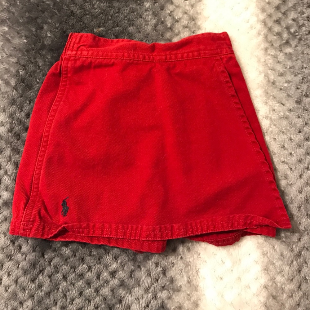 Red Ralph Lauren Skort size 18-24 months.