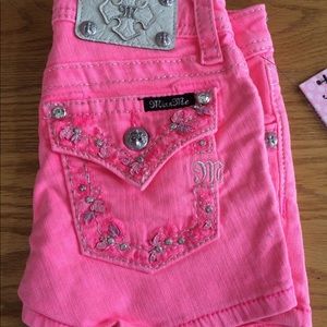 (Kids) MissMe Dyed Jean shorts