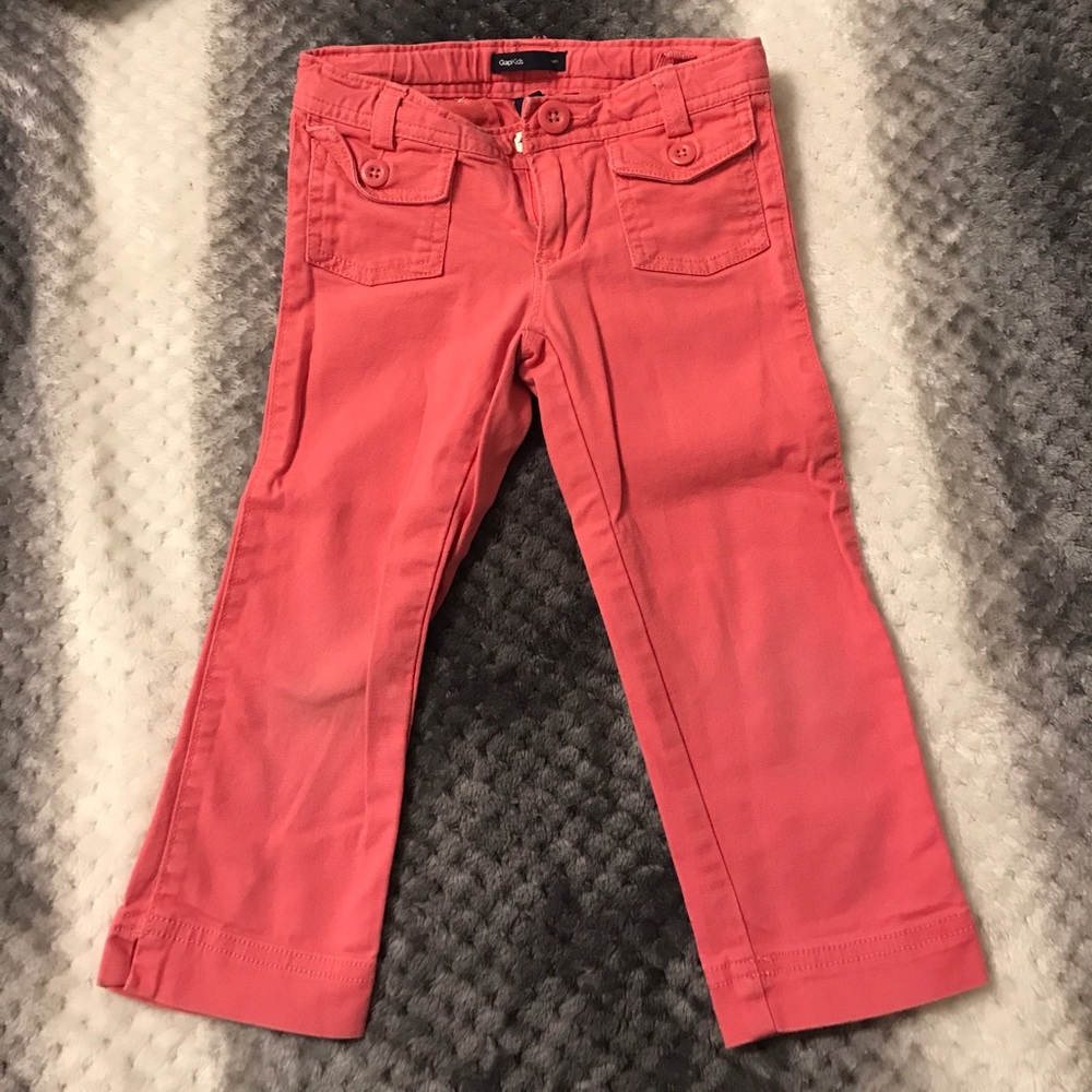 Gap Kids size 6 slim pink capris.