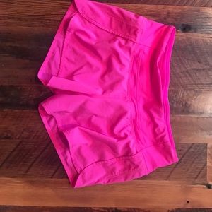 Pink Lululemon Shorts