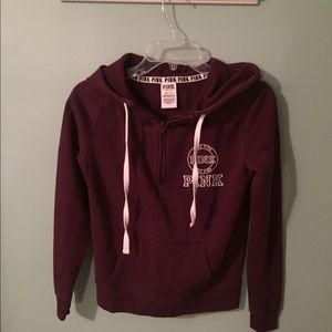 Maroon Quarter Zip