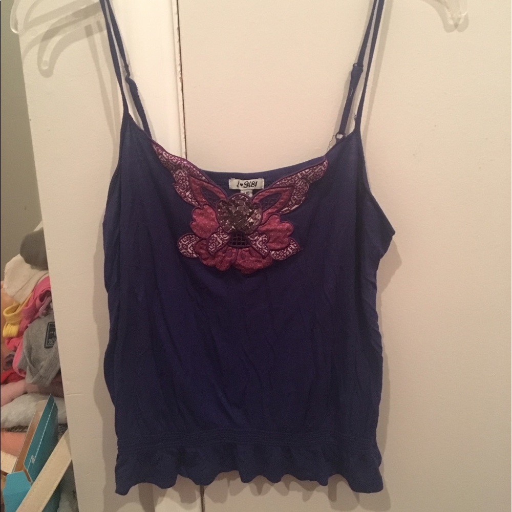 Purple tank top