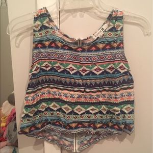 Tribal print tank top