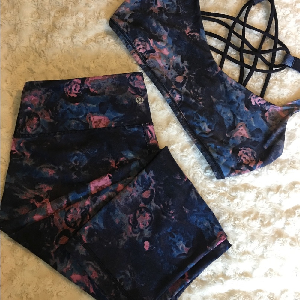 Wunder Under crop & Free to be Wild bra