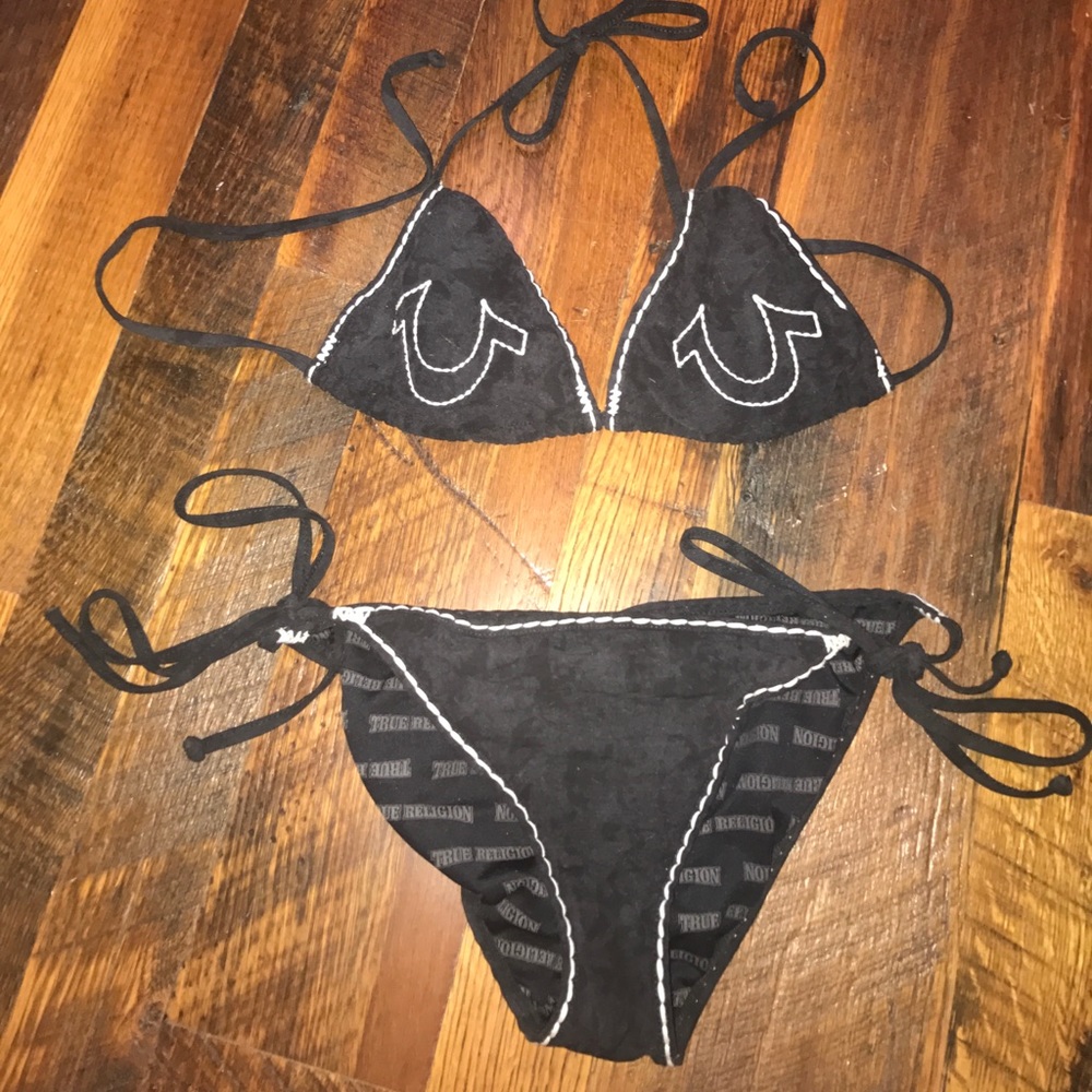 True Religion Brand Black Swimsuit