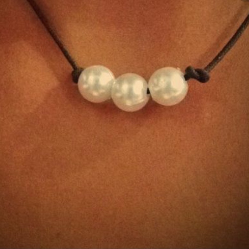 3 pearl choker! Made to order!